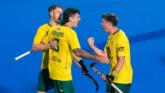 Three-time champions Australia and heavyweights Argentina played out a thrilling 3-3 draw(PTI) Three-time champions Australia and heavyweights Argentina played out a thrilling 3-3 draw(PTI)