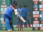 Ishan Kishan attends a practice session at Greenfield International Stadium in Thiruvananthapuram Ishan Kishan attends a practice session at Greenfield International Stadium in Thiruvananthapuram