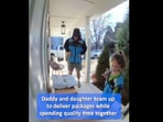 Dad brings daughter to work, internet is loving it. (Instagram/@majically) Dad brings daughter to work, internet is loving it. (Instagram/@majically)