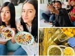 Shraddha Kapoor enjoys pani puri party with brother Siddhant Kapoor. Shraddha Kapoor enjoys pani puri party with brother Siddhant Kapoor.