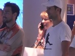 Australian Open: Novak Djokovic watches Andy Murray's five-set thriller.(Twitter) Australian Open: Novak Djokovic watches Andy Murray's five-set thriller.(Twitter)