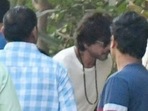 Shah Rukh Khan, Suhana Khan, Aryan Khan and others were spotted at Pathaan screening on Monday. (Varinder Chawla) Shah Rukh Khan, Suhana Khan, Aryan Khan and others were spotted at Pathaan screening on Monday. (Varinder Chawla)