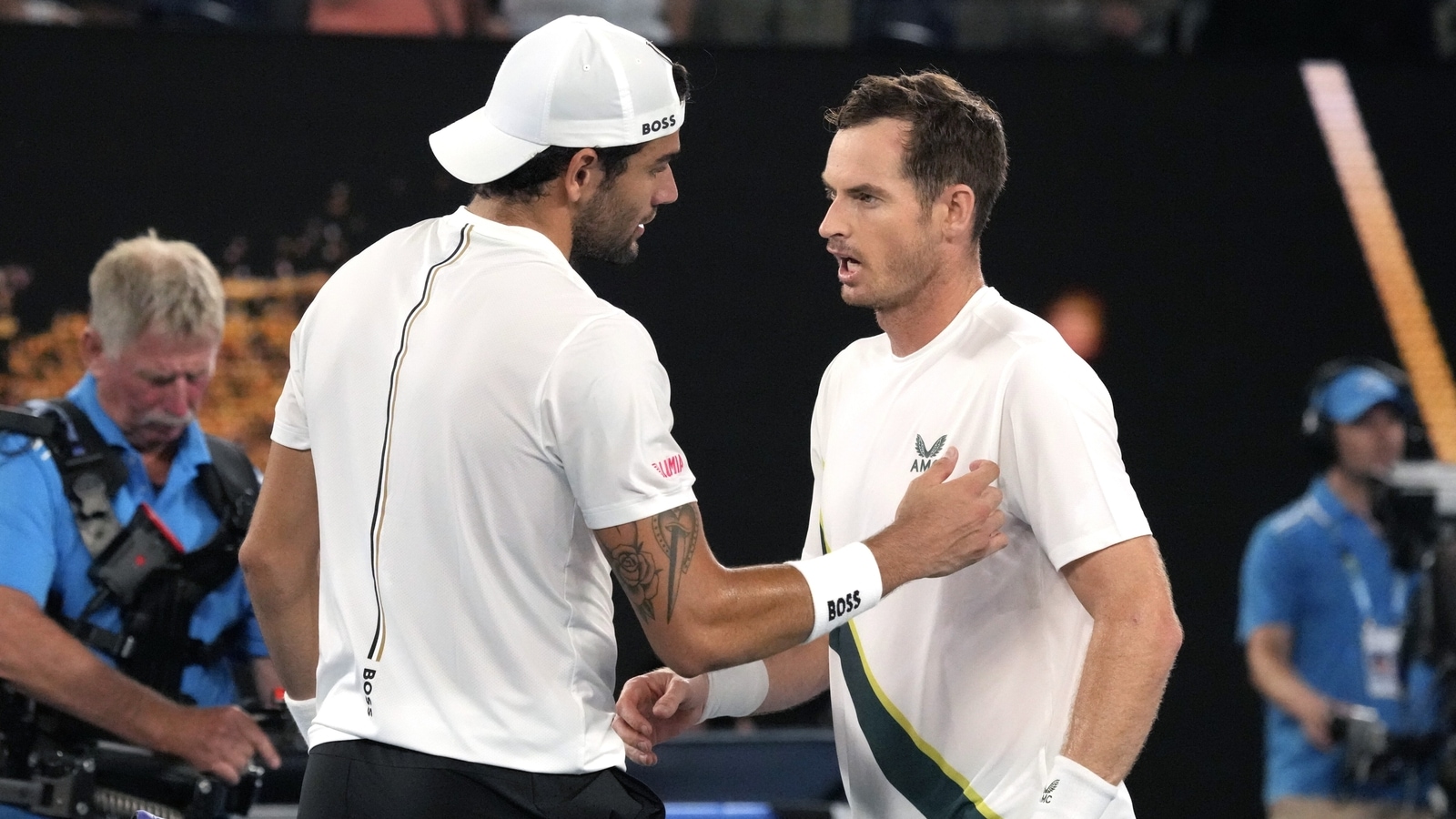 Andy Murray turns back the clock to fell Matteo Berrettini in five-set epic at Australian Open 2023