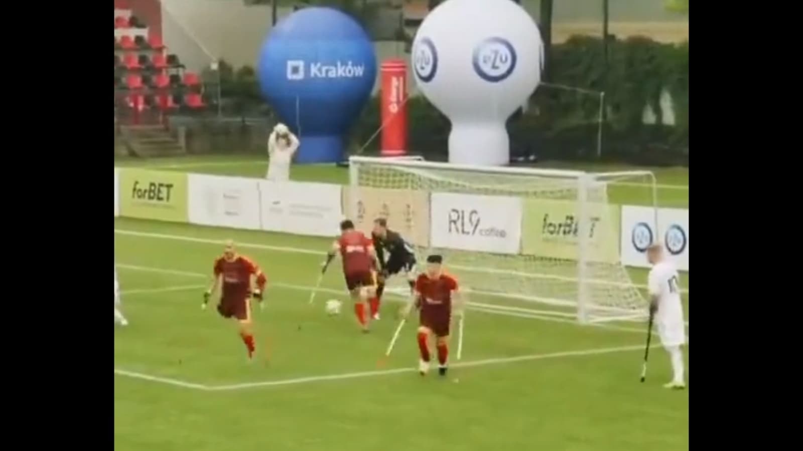 Video Of Differently abled Men Playing Football On The Field Is video-of-differently-abled-men-playing-football-on-the-field-is