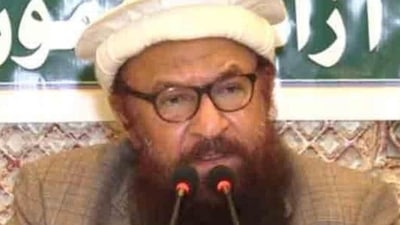 Abdul Rehman Makki is the deputy chief of LeT and head of the group’s political affairs department. Both LeT and its front organisation, Jamaat-ud-Dawah (JuD) have been proscribed as terrorist entities by the UN. (TWITTER.) Abdul Rehman Makki is the deputy chief of LeT and head of the group’s political affairs department. Both LeT and its front organisation, Jamaat-ud-Dawah (JuD) have been proscribed as terrorist entities by the UN. (TWITTER.)