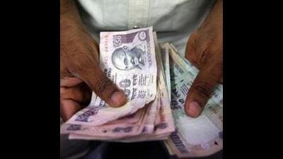A spokesman of the state vigilance bureau said Satish Kumar, an accountant of the Haryana State Agricultural Marketing Board (HSAMB) posted at Hodal in Palwal was arrested while accepting a bribe of  ₹50,000 in lieu of releasing the compensation amount of  ₹5 lakh by the Board on a farmer’s death while working in an agricultural field. (REUTERS File Photo/ Representational image)