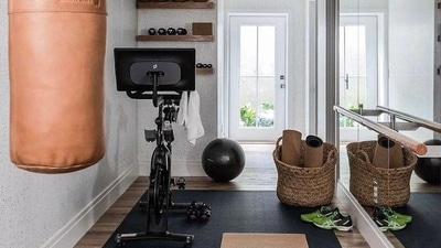 Determine your fitness goals: Before you start building your home gym, it's important to determine what you want to achieve through your workout routine. This will help you decide what types of equipment and exercises you'll need to include in your home gym. (Pinterest) Determine your fitness goals: Before you start building your home gym, it's important to determine what you want to achieve through your workout routine. This will help you decide what types of equipment and exercises you'll need to include in your home gym. (Pinterest)