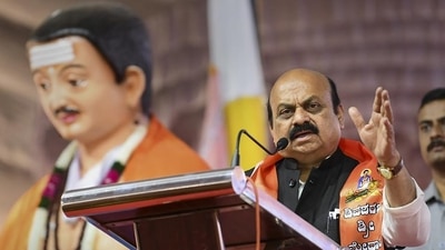 Karnataka chief minister Basavaraj Bommai. (PTI) (HT_PRINT)
