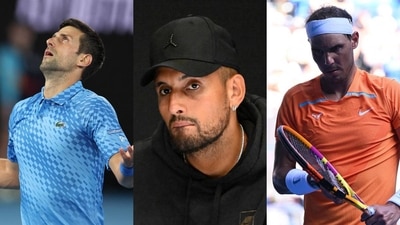 Novak Djokovic; Nick Kyrgios; Rafael Nadal Novak Djokovic; Nick Kyrgios; Rafael Nadal