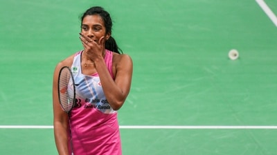Indian badminton player PV Sindhu during her match against Thailand's Supanida Katethong (PTI) Indian badminton player PV Sindhu during her match against Thailand's Supanida Katethong (PTI)