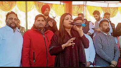 Punjab tourism and cultural affairs, investment promotion minister Anmol Gagan Maan during a kabaddi tournament in Utalan village near Samrala said the decision to shut down the liquor factory at Zira has been taken by the Punjab government keeping in mind the larger interest of people. (HT PHOTO) Punjab tourism and cultural affairs, investment promotion minister Anmol Gagan Maan during a kabaddi tournament in Utalan village near Samrala said the decision to shut down the liquor factory at Zira has been taken by the Punjab government keeping in mind the larger interest of people. (HT PHOTO)