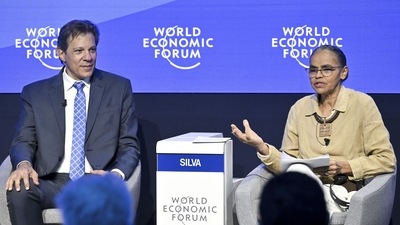 Marina Silva, Minister of Environment and Climate Change of Brazil speaks during the 53rd annual meeting of the World Economic Forum. (AP) Marina Silva, Minister of Environment and Climate Change of Brazil speaks during the 53rd annual meeting of the World Economic Forum. (AP)
