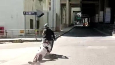 a 25-year-old man was seen dragging a man on the road for over 500 metres in a viral video a 25-year-old man was seen dragging a man on the road for over 500 metres in a viral video