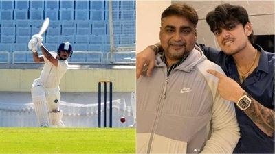 Ishan Kishan with his father