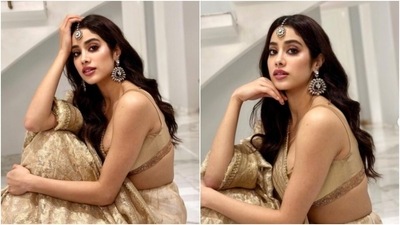 Janhvi Kapoor’s Pongal wish came giftwrapped like this... (Instagram/@janhvikapoor) Janhvi Kapoor’s Pongal wish came giftwrapped like this... (Instagram/@janhvikapoor)