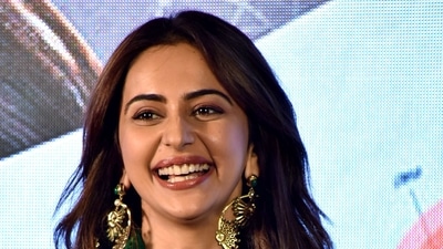 Rakul Preet Singh at the trailer launch of her ZEE5 film Chhatriwali in Mumbai. (Girish Srivastav) Rakul Preet Singh at the trailer launch of her ZEE5 film Chhatriwali in Mumbai. (Girish Srivastav)