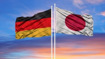 Eighty years ago, Washington DC, Moscow and Beijing defeated Berlin and Tokyo. Today, Berlin and Tokyo, with DC in the lead, are emerging from the shadows to fight Moscow, Beijing. History has come a full circle. (Shutterstock) Eighty years ago, Washington DC, Moscow and Beijing defeated Berlin and Tokyo. Today, Berlin and Tokyo, with DC in the lead, are emerging from the shadows to fight Moscow, Beijing. History has come a full circle. (Shutterstock)