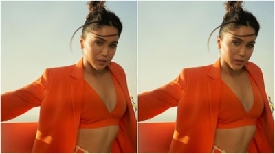Sharvari picked a stunning bikini and layered it with a formal blazer as she aced the look to perfection. (Instagram/@sharvari) Sharvari picked a stunning bikini and layered it with a formal blazer as she aced the look to perfection. (Instagram/@sharvari)