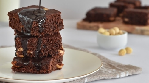 Eggless Chocolate Brownie (Unsplash )