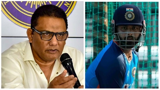 Mohammad Azharuddin has named Rishabh Pant's replacement for the forthcoming Border-Gavaskar Test series(AP-PTI)