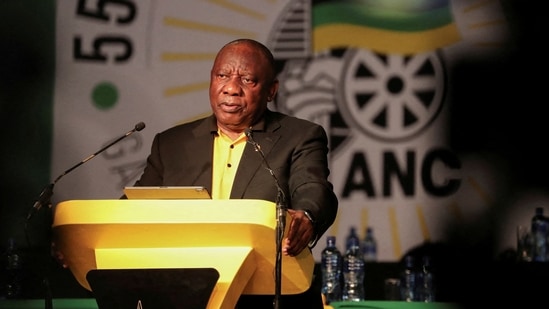 Cyril Ramaphosa: South Africa president Cyril Ramaphosa is seen. (Reuters)