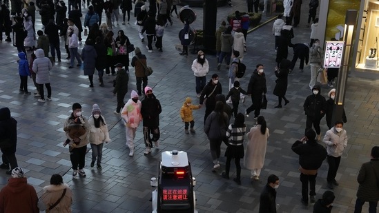 China, the most populous country in the world, witnessed a population decline for the first time in decades last year. (AP)