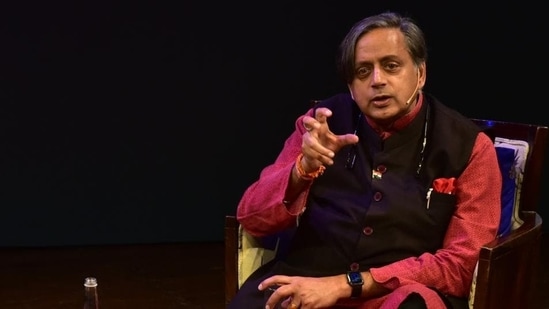 Congress MP Shashi Tharoor's reply to ChatGPT-related post has left people in splits.(HT_PRINT) Congress MP Shashi Tharoor's reply to ChatGPT-related post has left people in splits.(HT_PRINT)