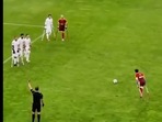 Amputee football players in the middle of a game. Amputee football players in the middle of a game.
