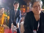 G20 delegates groove to Maharashtrian beats.(Twitter/@ANI) G20 delegates groove to Maharashtrian beats.(Twitter/@ANI)