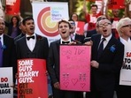 Church of England and Wales refuses to back same-sex marriages. (gettyimages) Church of England and Wales refuses to back same-sex marriages. (gettyimages)
