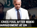 PAK CRIES FOUL AFTER MAKKI EMBARRASSMENT AT UN PAK CRIES FOUL AFTER MAKKI EMBARRASSMENT AT UN