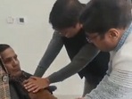 Chandigarh health secretary Yashpal Garg saved the life of a man by giving CPR to a man. (Twitter) Chandigarh health secretary Yashpal Garg saved the life of a man by giving CPR to a man. (Twitter)