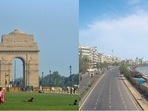 Delhi's India Gate ((Photo by Raj K Raj/Hindustan Times) and Mumbai's Marine Drive ((Pratik Chorge/HT Photo) Delhi's India Gate ((Photo by Raj K Raj/Hindustan Times) and Mumbai's Marine Drive ((Pratik Chorge/HT Photo)