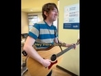 Plain White T’s lead singer Tom Higgenson performing Hey There Delilah for a young cancer patient. (Instagram/@isaiahgarza) Plain White T’s lead singer Tom Higgenson performing Hey There Delilah for a young cancer patient. (Instagram/@isaiahgarza)