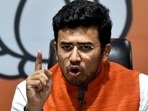 BJP MP Tejasvi Surya.(File) BJP MP Tejasvi Surya.(File)
