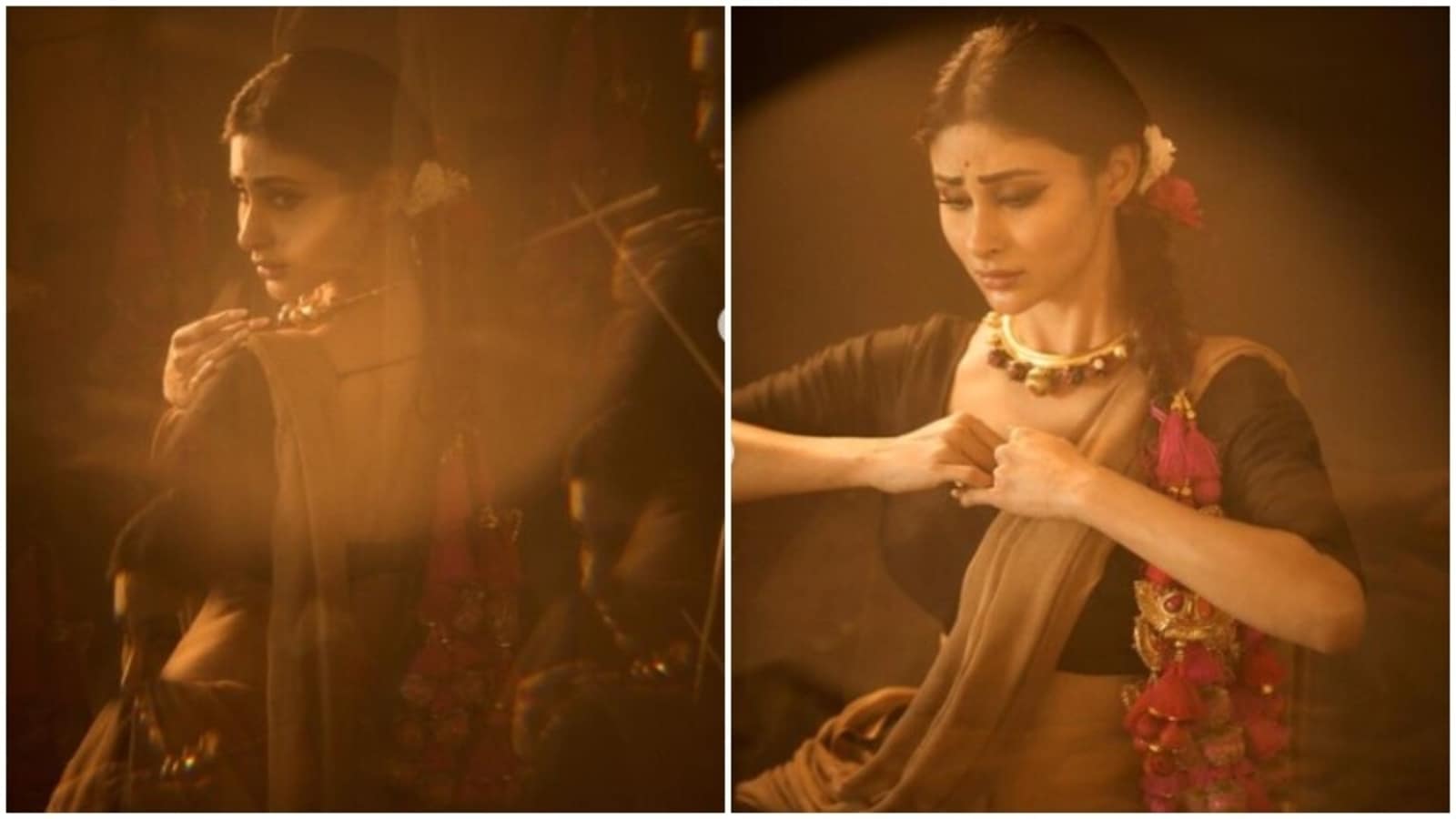 Mouni Roy decks up in saree for new photoshoot, makes fans drool