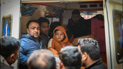 Ashraf Nawaz Khan’s family and friends at AIIMS. (Sanchit Khanna/HT Photo) Ashraf Nawaz Khan’s family and friends at AIIMS. (Sanchit Khanna/HT Photo)