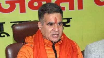 BJP’s J&K unit chief Ravinder Raina claimed that the Congress has been sympathetic to parties which supported terrorism and asserted that it was Prime Minister Narendra Modi who has “truly united the country”, while the opposition party has done otherwise. (HT Photo)
