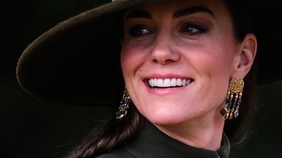 Kate Middleton: Britain's Catherine, Princess of Wales is seen. (AFP)