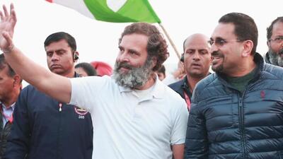 Bharat Jodo Yatra entered Himachal Pradesh on Wednesday morning. (Twitter | Rahul Gandhi) Bharat Jodo Yatra entered Himachal Pradesh on Wednesday morning. (Twitter | Rahul Gandhi)