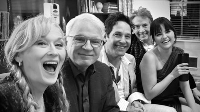 Actor Meryl Streep joins season three of the comedy-drama Only Murders In The Building with Selena Gomez, Paul Rudd, Steve Martin and Martin Short. Actor Meryl Streep joins season three of the comedy-drama Only Murders In The Building with Selena Gomez, Paul Rudd, Steve Martin and Martin Short.