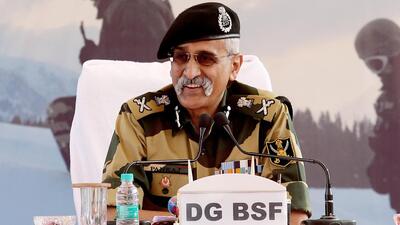 Senior IPS officer Pankaj Kumar Singh when he was the director general of the Border Security Force last year. (ANI File Photo) Senior IPS officer Pankaj Kumar Singh when he was the director general of the Border Security Force last year. (ANI File Photo)