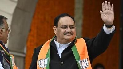 The tenure of JP Nadda as president of the Bharatiya Janata Party (BJP) was extended till June 2024 on Tuesday. (HT photo)