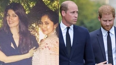 Twinkle Khanna compared herself to 'heir' Prince William, and called sister Rinkie Khanna 'spare' as she joked about Prince Harry's book Spare. Twinkle Khanna compared herself to 'heir' Prince William, and called sister Rinkie Khanna 'spare' as she joked about Prince Harry's book Spare.