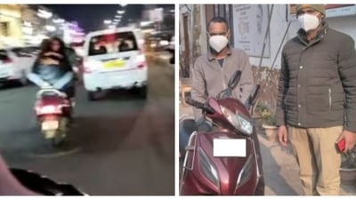 The 23-year-old man from the viral video of Lucknow's Hazratganj has been arrested.