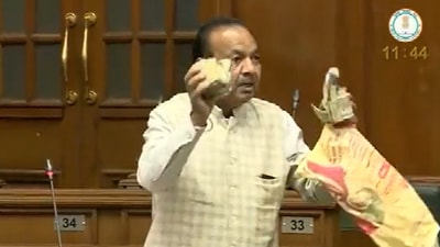The Rithala MLA claimed that there is a threat to his life from "powerful" people. (ANI)