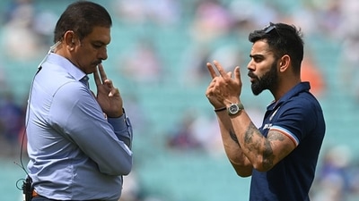 Former India captain Virat Kohli with ex-coach Ravi Shastri (Getty) Former India captain Virat Kohli with ex-coach Ravi Shastri (Getty)