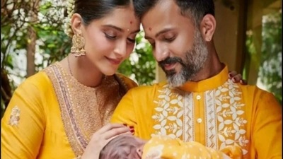 Sonam Kapoor and Anand Ahuja named their first child Vayu Kapoor Ahuja. Sonam Kapoor and Anand Ahuja named their first child Vayu Kapoor Ahuja.