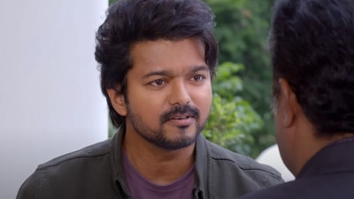 Thalapathy Vijay in a still image from Varisu.