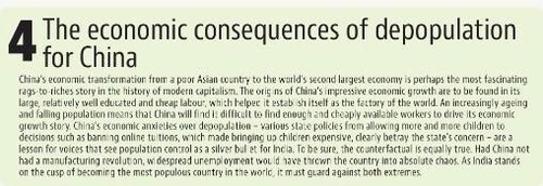 An increasingly ageing and falling population means that China will find it difficult to find enough and cheaply available workers to drive its economic growth story. An increasingly ageing and falling population means that China will find it difficult to find enough and cheaply available workers to drive its economic growth story.